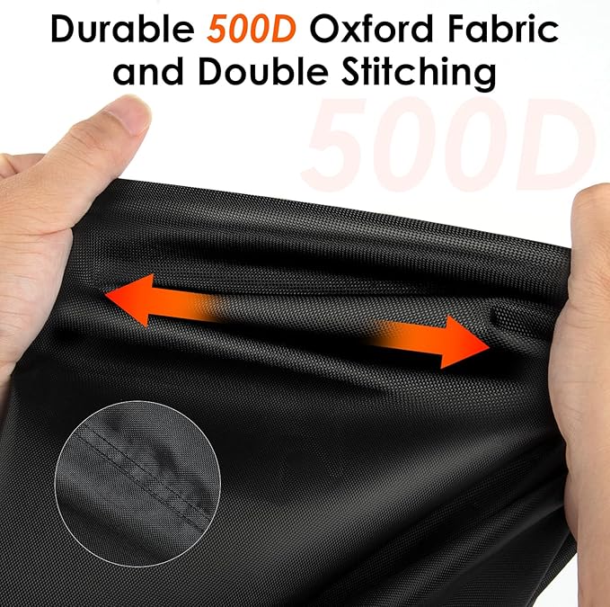 Outdoor Table Cover for Grill Table, 40 inch Grill Table Cart Cover Waterproof for EUTRKei Portable Griddle Table/BBQ Cart/Cooler Cart,Black-40"L x 17" W x 28" H