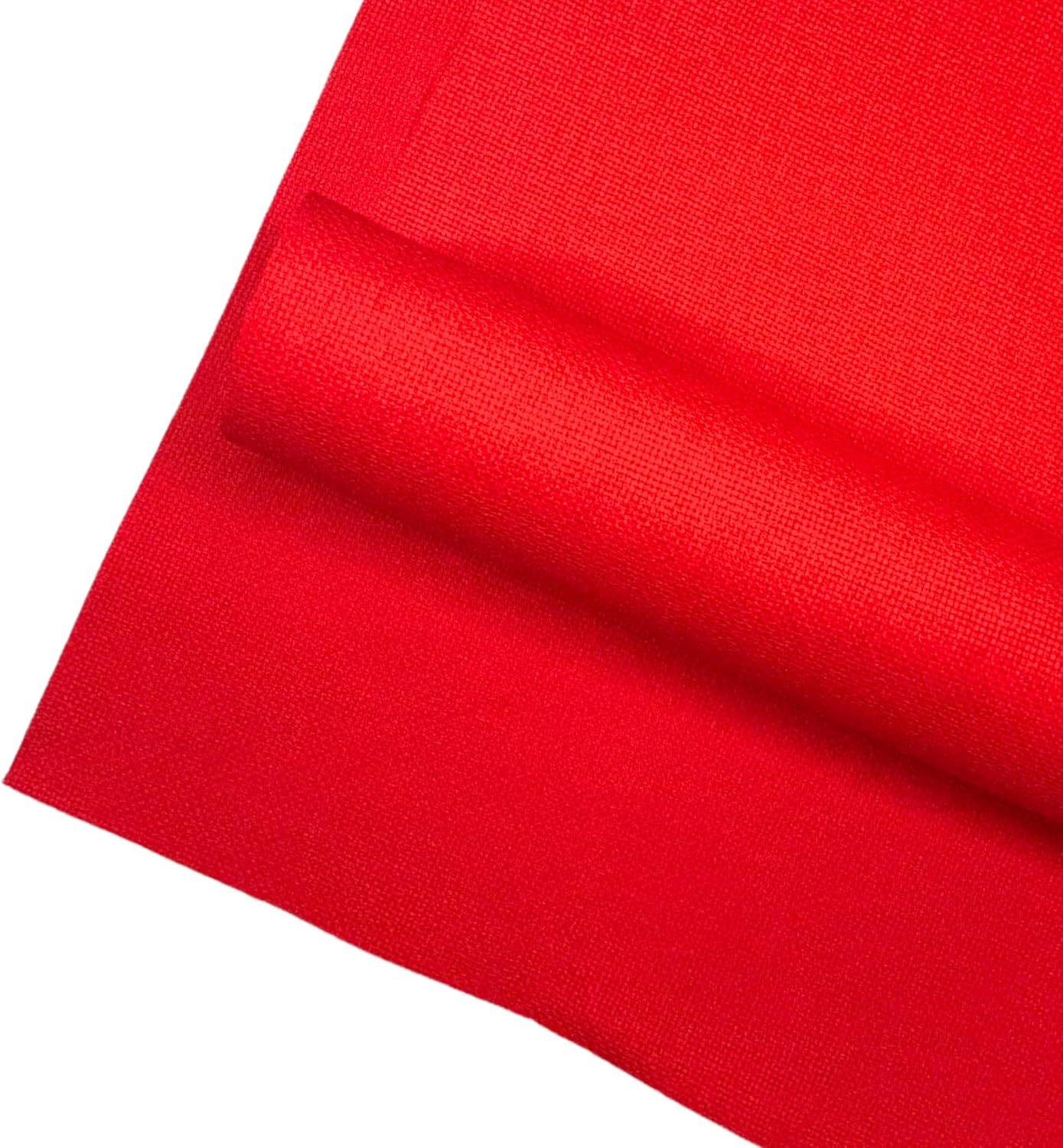 2 Sheets of Red 14 Count Aida Cloth – 18 x 18 Inch Pre-Cut Fabric Squares – Cross Stitch Fabric – 100% Cotton – Ideal for Needlework & Embroidery – The Knotty Unicorn