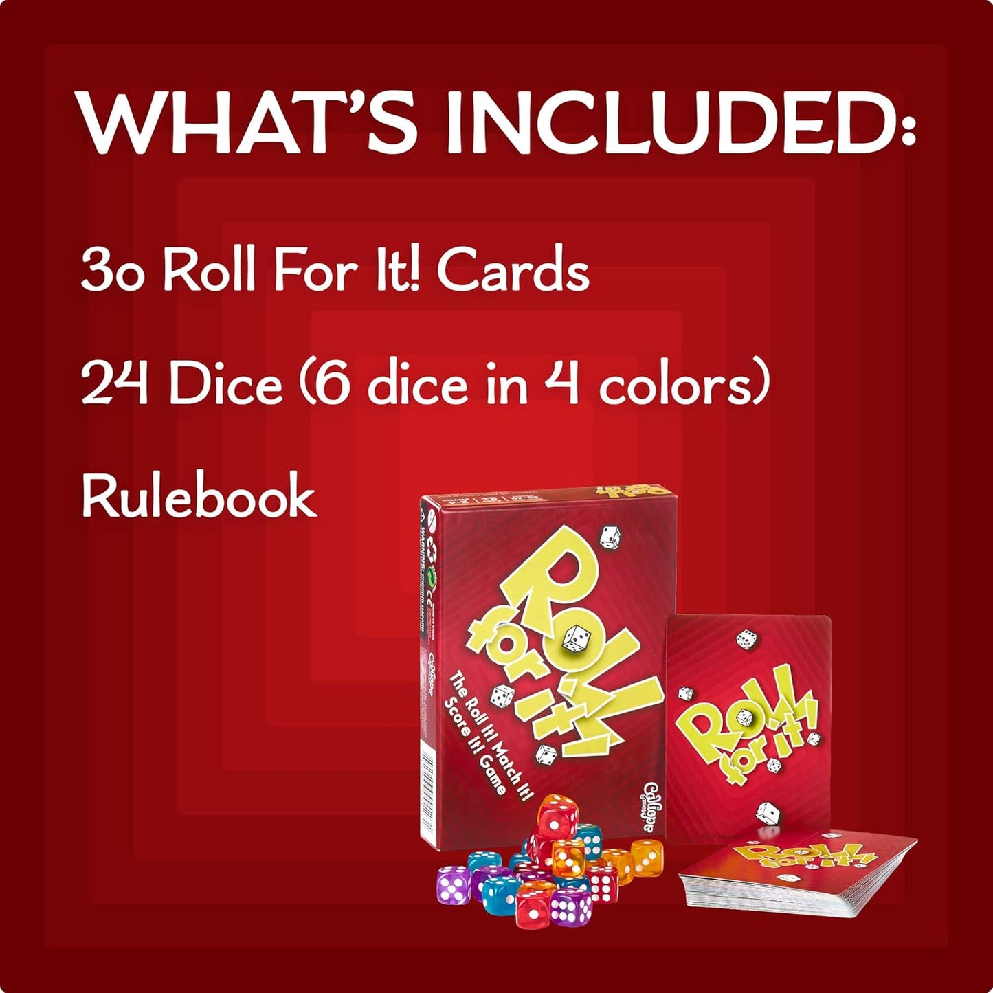 Calliope Games Roll For It! - Red Edition
