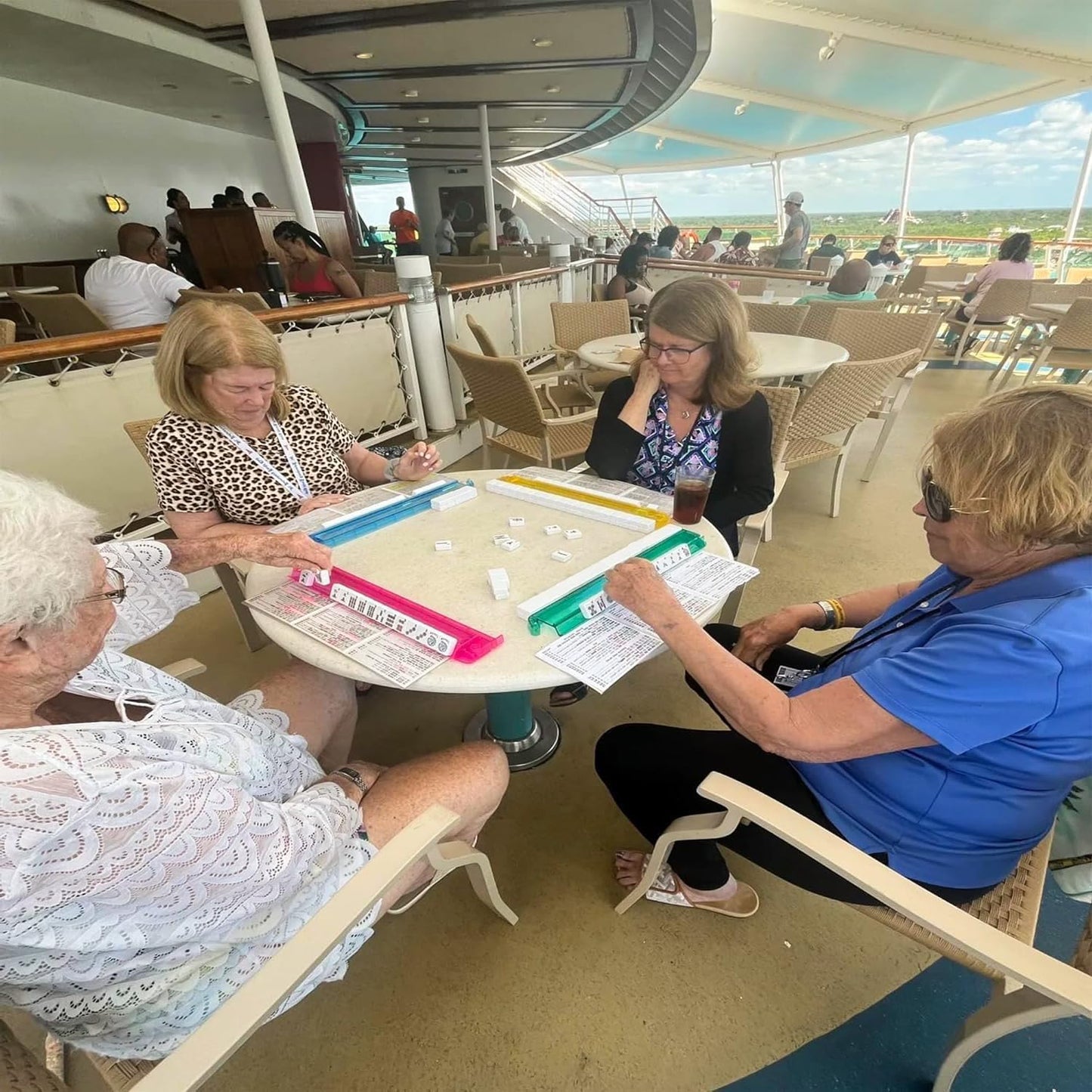 2025 mah jong cards Official - Revision - Large Size - 4 Pcs