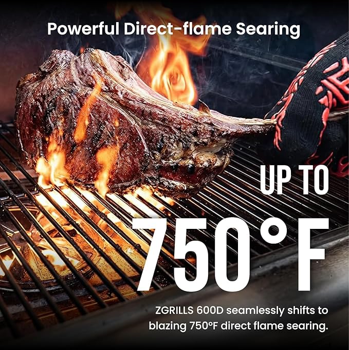 Z GRILLS 8-in-1 Outdoor BBQ Grill with PID 3.0 Controller, Wood Pellet Smoker, Auto Temperature Control, Huge Storage Cabinet Side Shelf with Tool Hooks, 572 sq in Cooking Area for Camping Party