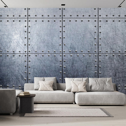 wall26 Wall Sticker/Wall Mural Metal Background, Not Peel and Stick, Non-Woven Wallpaper Decorative for Bedroom, Living Room, Office - 120x168 inches
