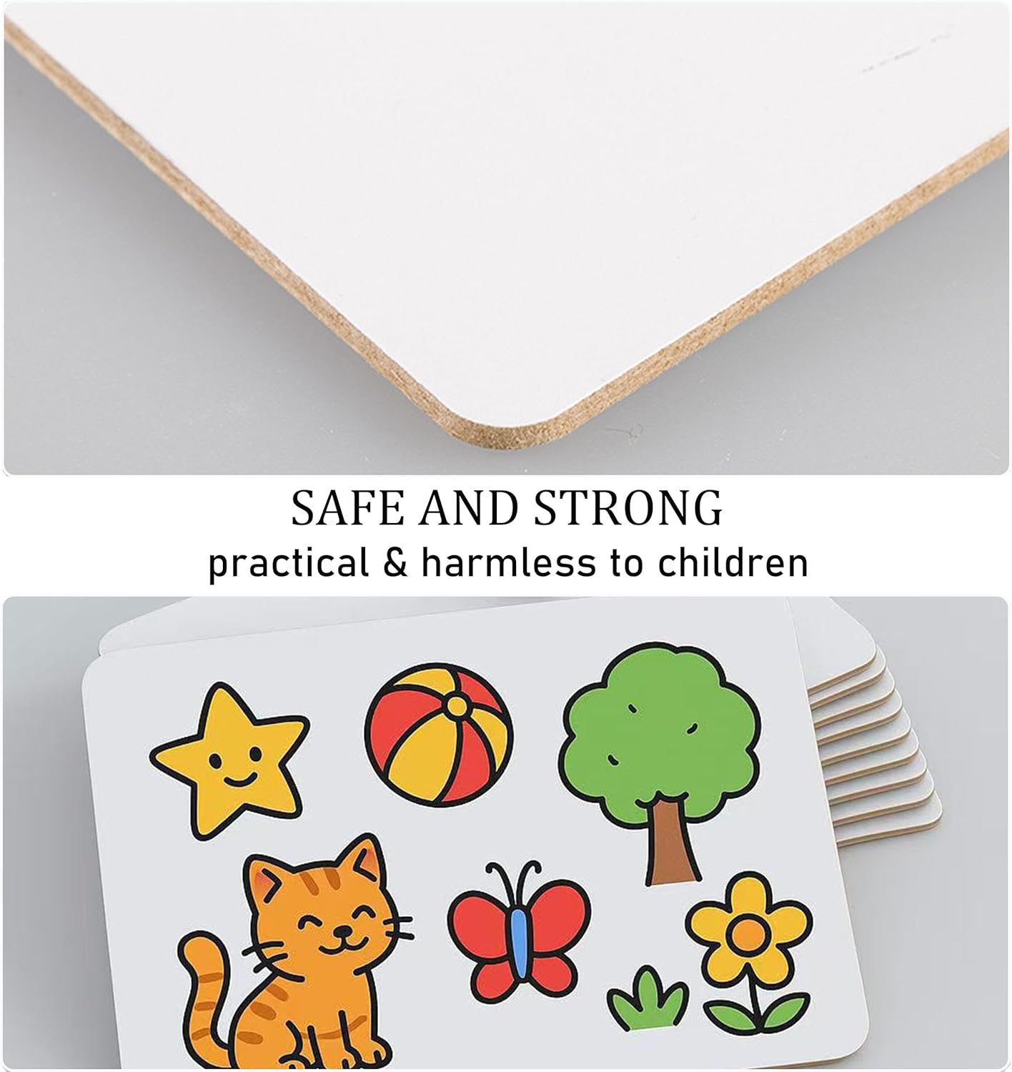 10 Pack Dry Erase Boards, Double-Sided Small White Board for Classroom Student, 9"x12" Portable Dry Erase Board Bulk, Mini Whiteboard for Teacher Classroom Supplies