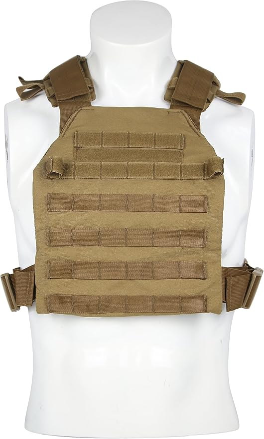 Greencity Weight Vest Adjustable Strength and Endurance Training, Tactical Vest Quick Release with Molle System, Fitness Workouts, Running