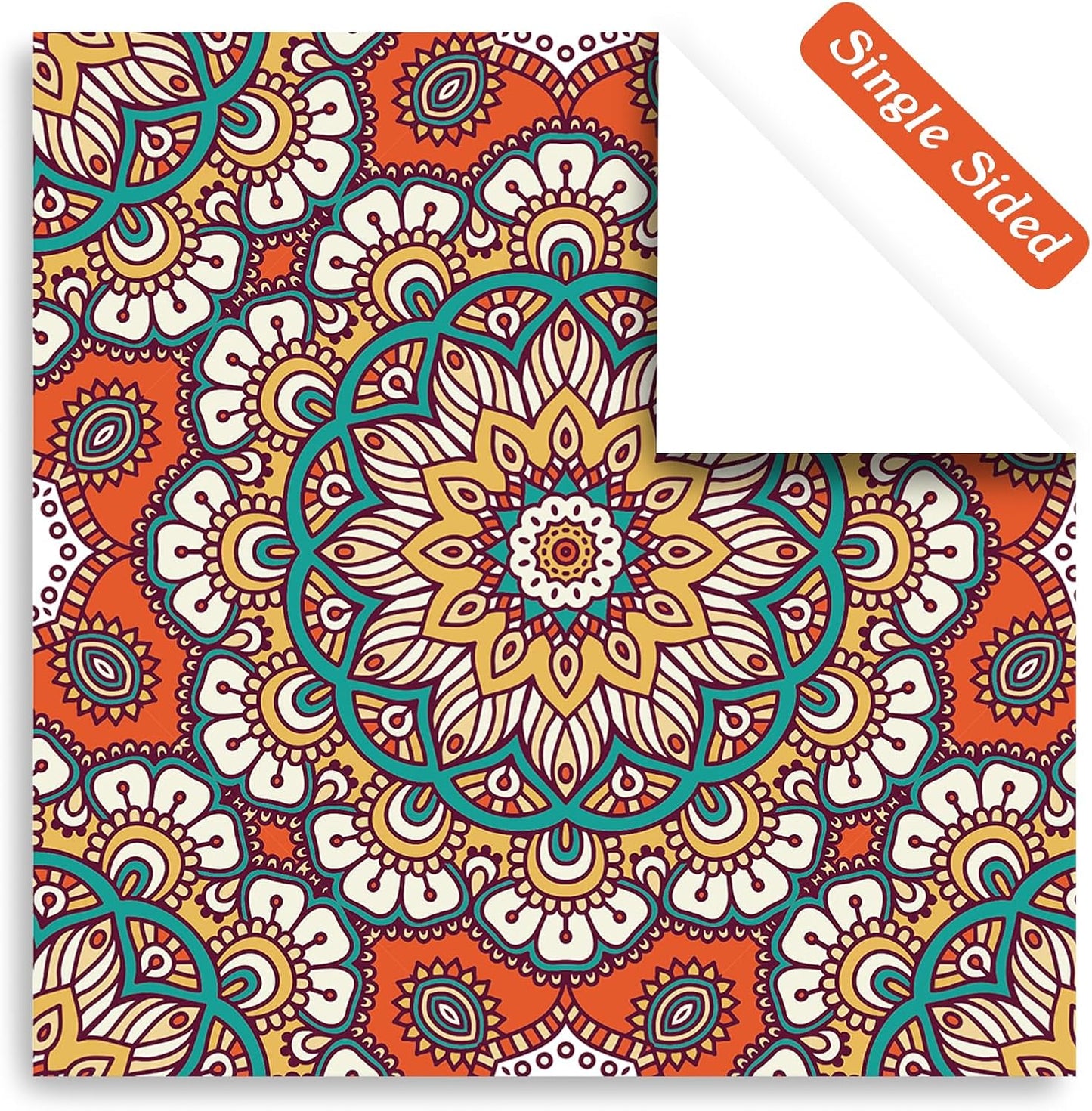 24 Sheets 12 Designs Scrapbook Paper Pad,6"×6” Single-Sided Decopodge Craft Cardstock Paper,Scrapbooking DIY Decorative Background Cardmaking Supplies.Datura