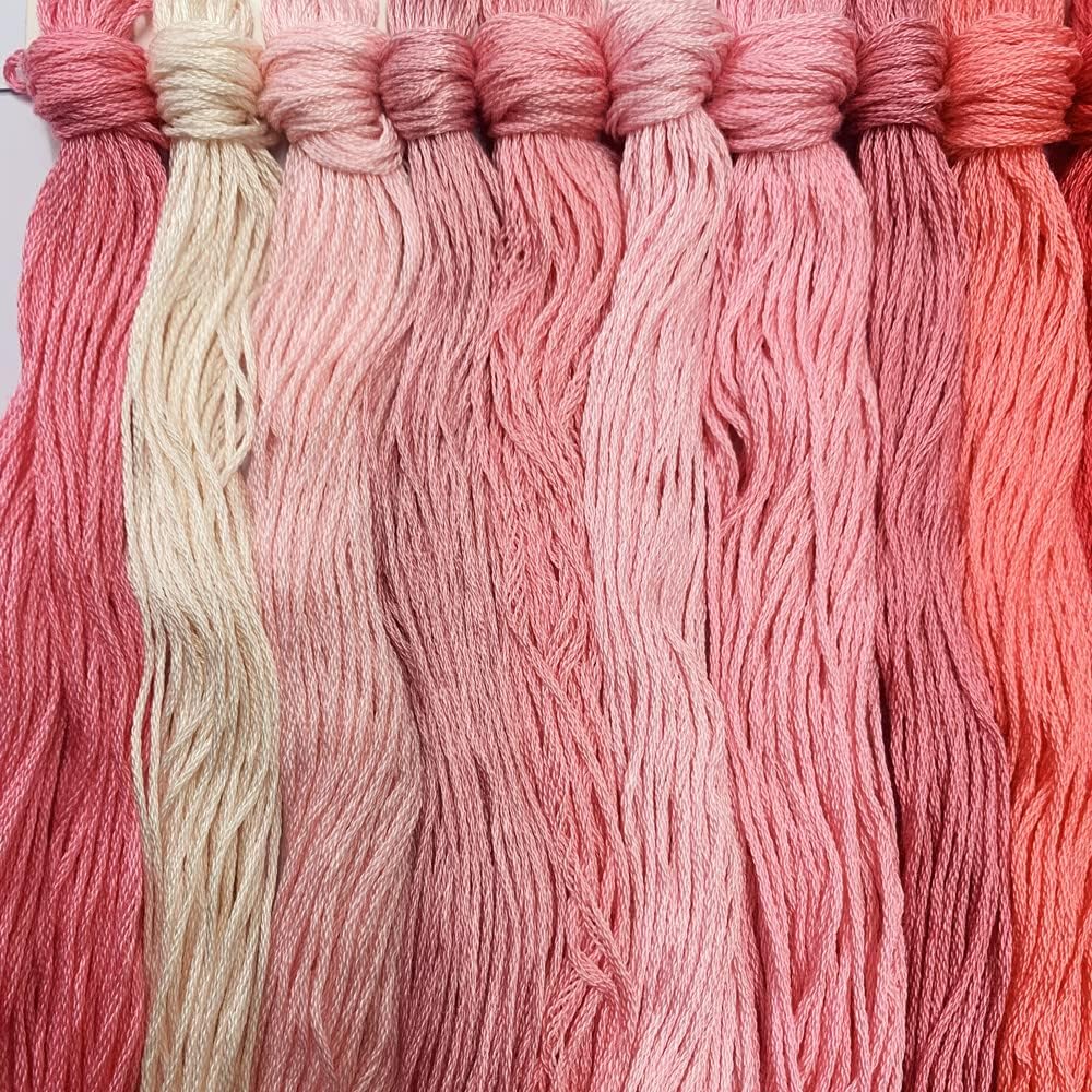 Moohue 14 ct Counted Cross Stitch Kits for Adults Flowers Cross Stitch Patterns Stamped Printed Cross Stitch Kits (Flowers 11)