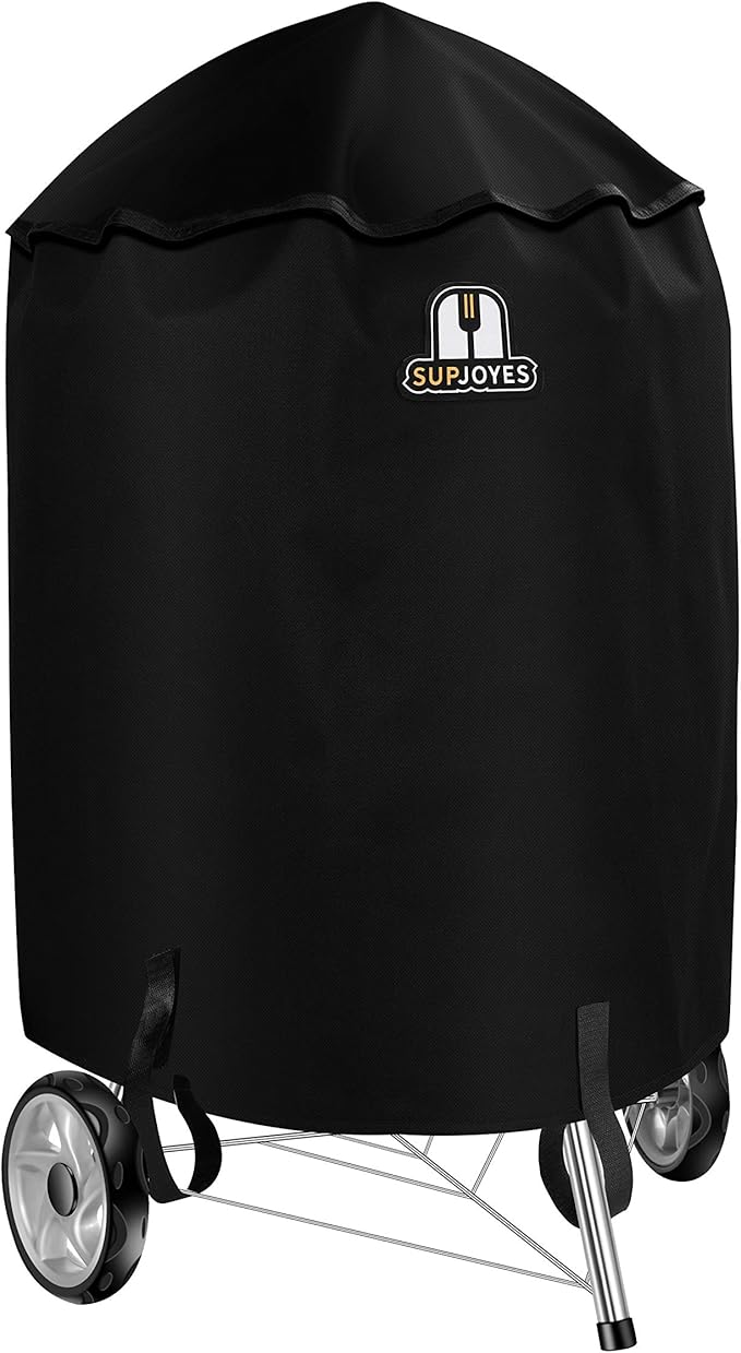 SUPJOYES Grill Cover for Weber Charcoal Kettle, 18 Inch BBQ Grill Covers, Heavy Duty Waterproof Barbecue Accessories
