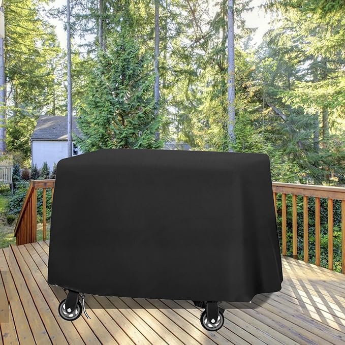 Grill Cover, Waterproof Outdoor Covers for Electric Pellet Smoker Grill- 24" D x 47" W x 44" H