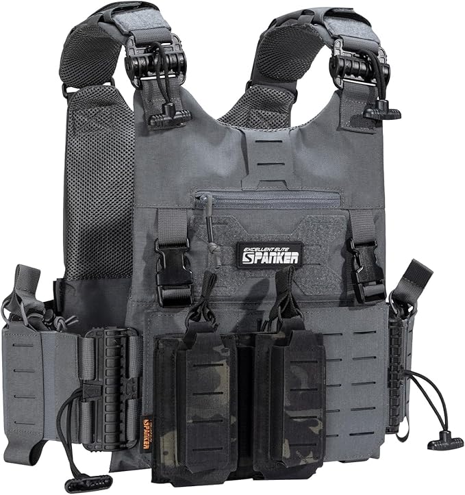 EXCELLENT ELITE SPANKER Tactical Open-Top Single/Double/Triple Molle Mag Pouch for Pistol Mag Pouch Tactical Bag Accessories Holder