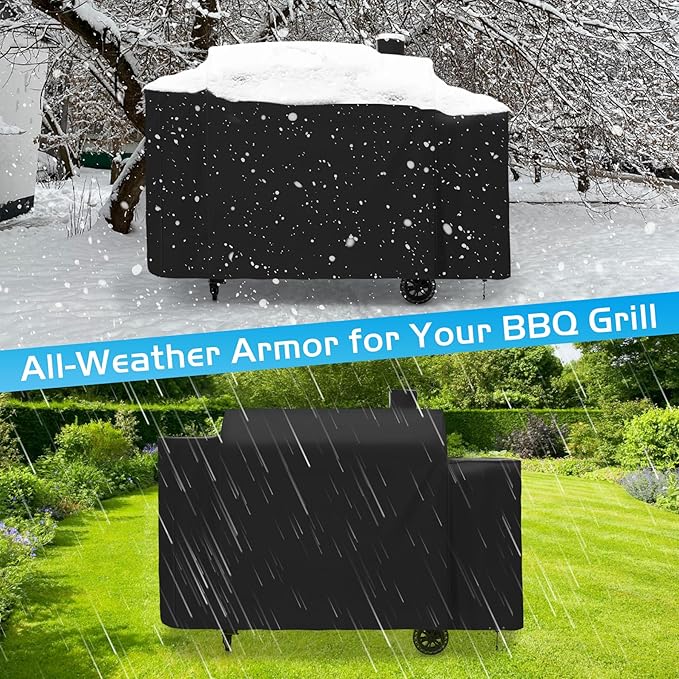 Grill Cover for Pit Boss Pro Series 1100 1230 Triple-Function Combo Grill PB1100PSC1 Pitboss Sportsman Wood Pellet Charcoal Gas Smoker Navigator 1230G PB1230SP 67364 30939
