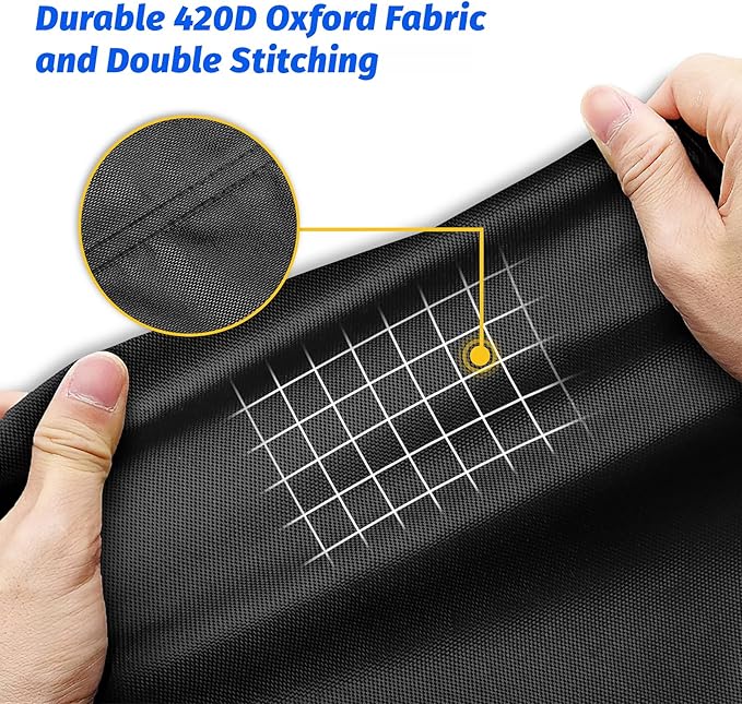 Patio Furniture Cover, 102inch Outdoor Furniture Covers Waterproof for Outdoor Couch/Table and Sofa Sectional Rectangular, Black-102"L x 40"W x 28"H