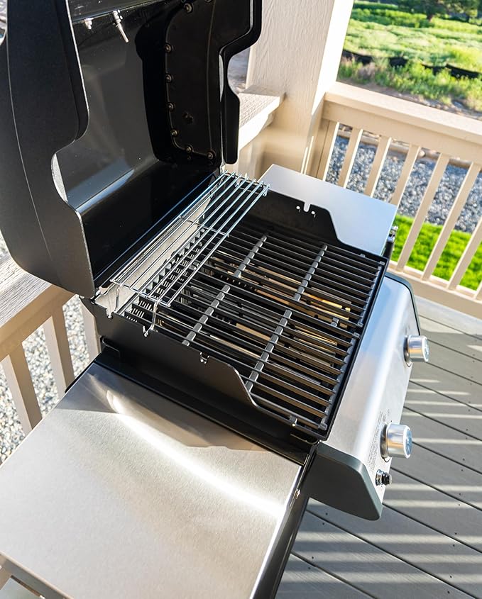 7637 Grill Grates & 7635 Flavorizer Bars for Weber GS4 Spirit I/II 200 Series,for Spirit S210 E210 S215 E220 E215 S220 Grill with Front-Mounted Control, Replacement Parts for Weber 67045 67022