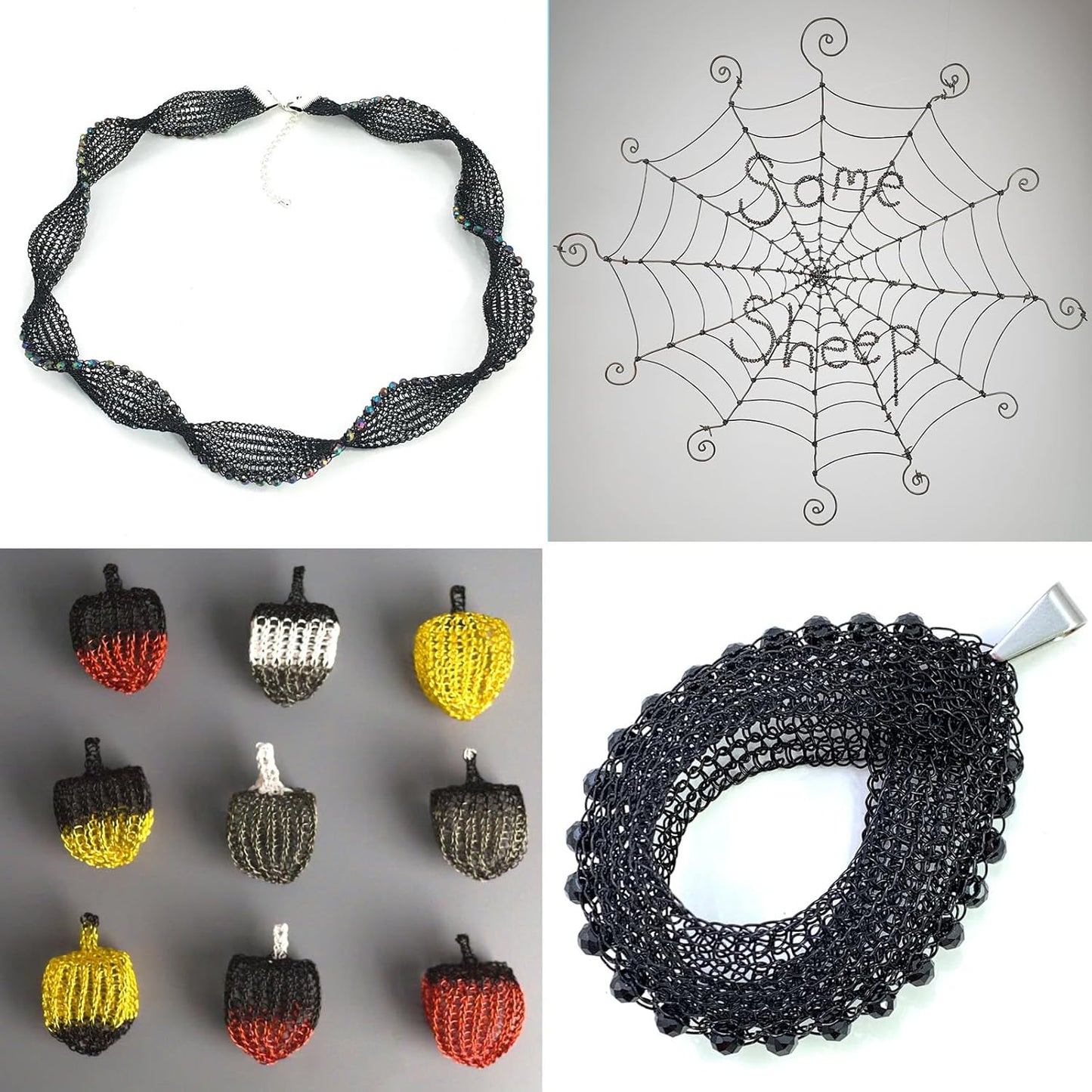 82FT Jewelry Wire 20 Gauge Tarnish-Resistant Copper Beading Wires Roll Bulk for DIY Crafts Jewelry Making, Black Wire