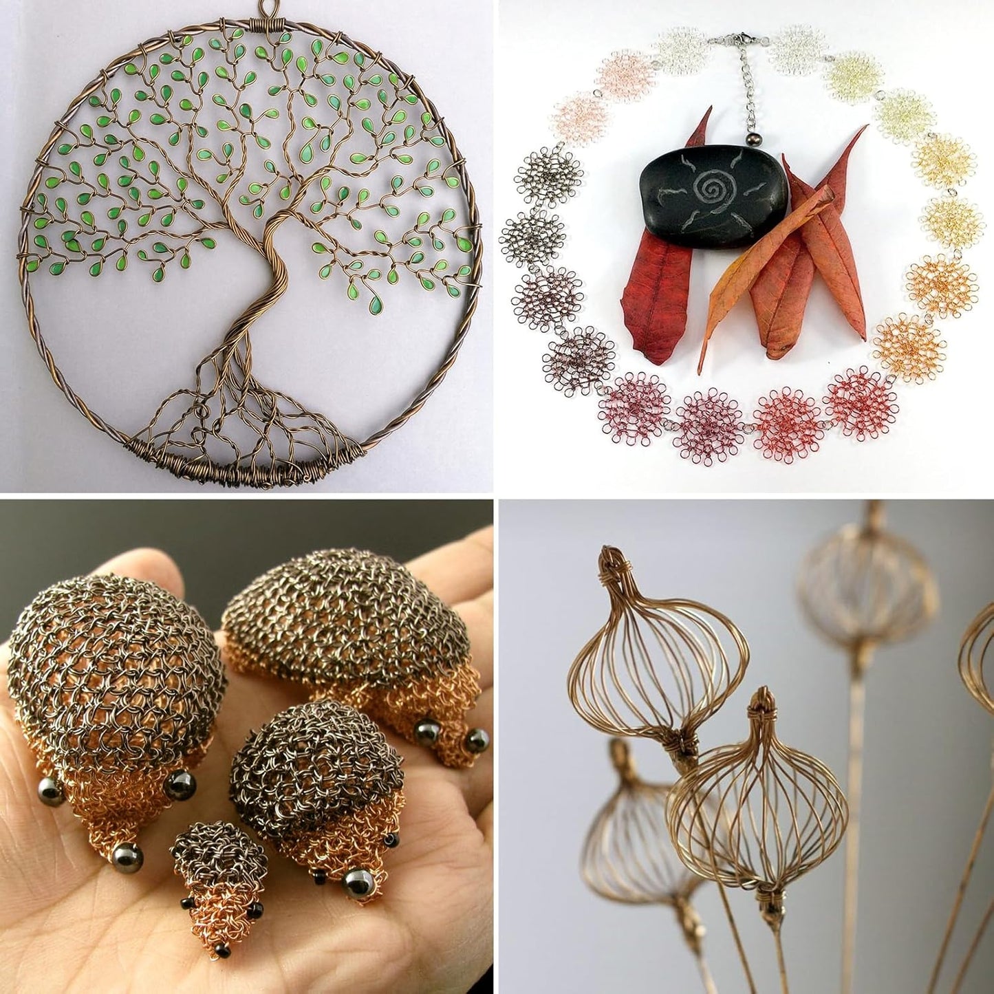 328FT Jewelry Wire 28 Gauge Tarnish-Resistant Copper Beading Wires Roll Bulk for DIY Crafts Jewelry Making, Antique Bronze