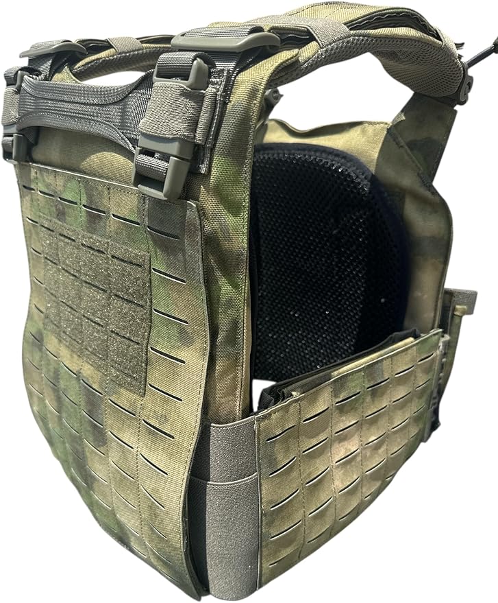 Redemption Crusader 2.0 Molle Quick Release Buckles Airsoft Vest With Adjustable Size Sides And Triple Pouch