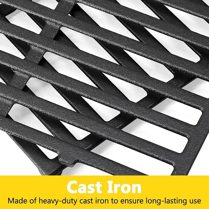 Grill Parts Replacement for Weber Genesis 300 Series E310 E320 E330 S310 S320 S330 EP310 EP320 EP330 with Front Control, 7524 Grill Grates 7620 Flavorizer Bars 65505 Heat Deflectors