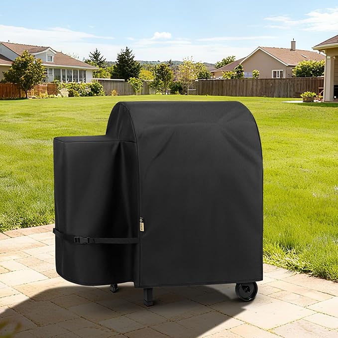 Arcedo Outdoor Grill Cover Compatible with Traeger 20 and Rec Tec Bullseye - Heavy Duty Pellets Smoker Cover for Tailgater Grill Accessories