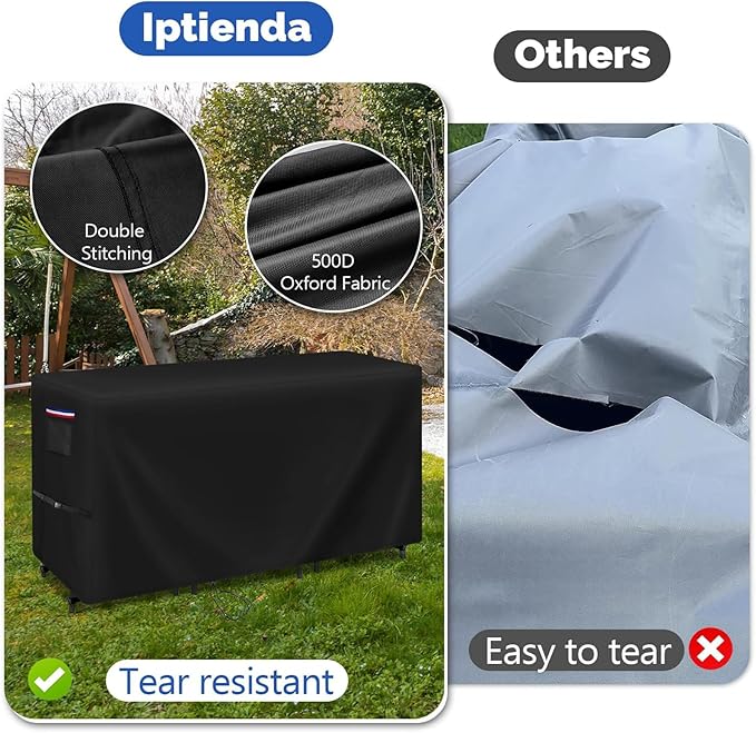 Customized Patio Furniture Covers for Table and Chairs, Personalized Heavy Duty Waterproof Patio Set Cover for Patio Furniture Set/Outdoor Balcony Furniture Sets, Rectangular