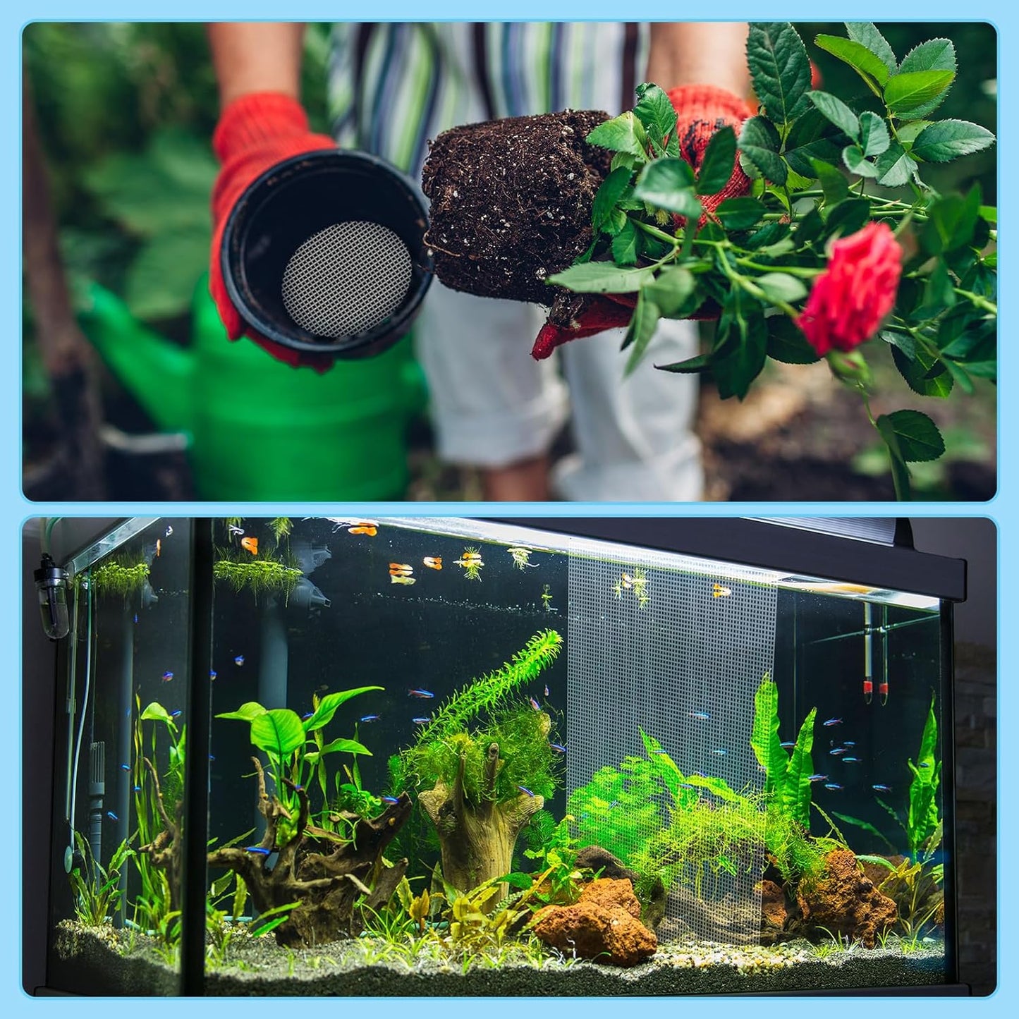 Caydo 16 Pieces 7 Count Plastic Mesh Canvas Sheets, Eye Mesh for Therian Mask, Acrylic Yarn Crafting, Knit Crochet Projects and Make Aquarium Dividers (10.5 X 13.5 Inch)