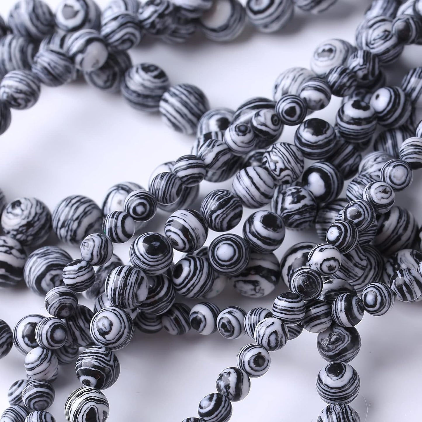 37PCS 10MM Black Malachite Beads Stone Beads Energy Healing Beads for DIY Jewelry Bracelet Necklace Making for Jewelry Making15Inch