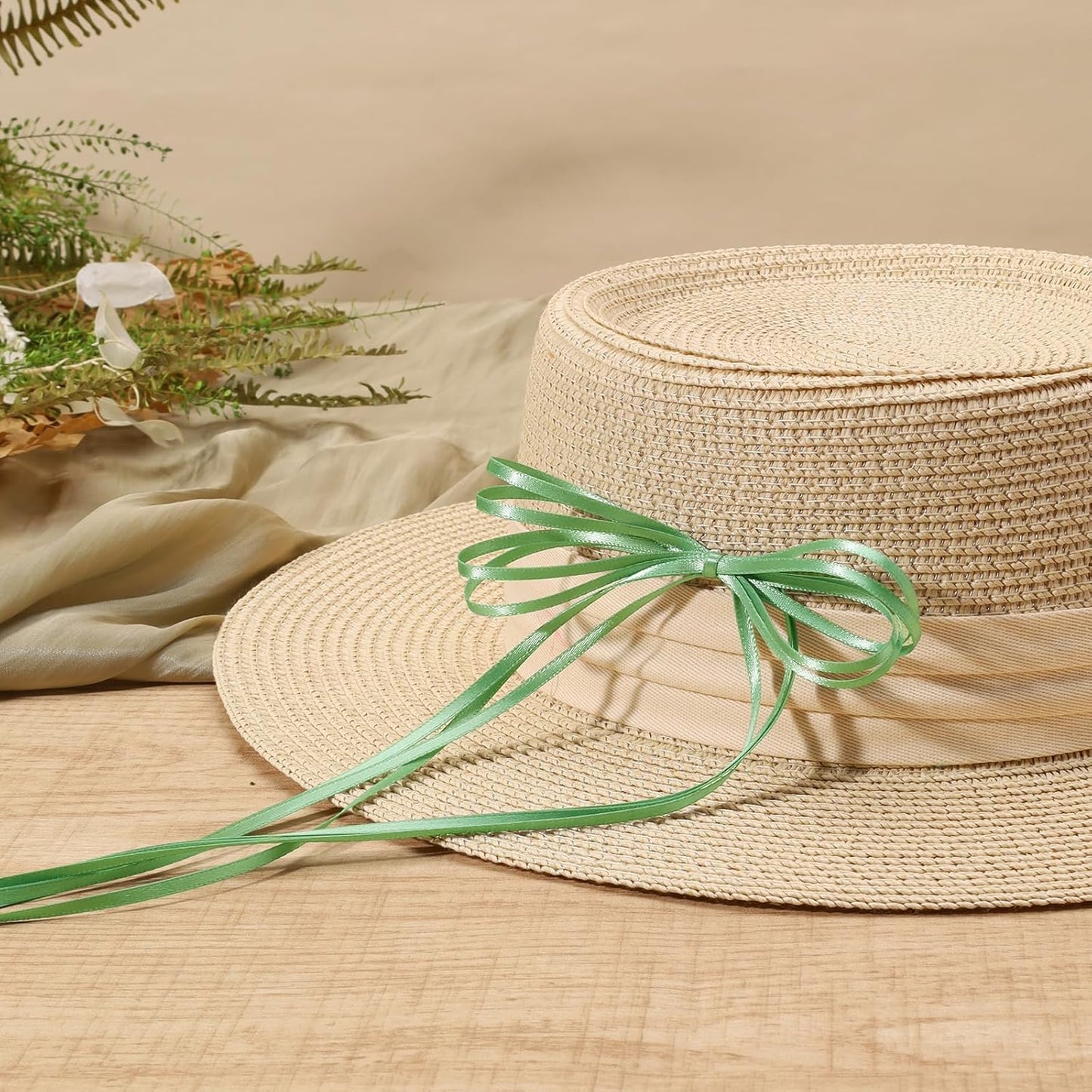 LaRibbons Sage Green Satin Ribbon 1/8 Inch 100 Yards Thin Luxury Double Faced Green Silk Ribbon for Flower Bouquet Crafts Gift Wrapping Wedding Decoration