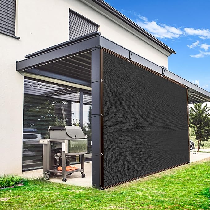 Shade Cloth 90% Sunblock Net for Garden Patio, Shade Sails -for Plants Greenhouse Outdoor Pergola Lawn Swimming Sun Protection Screen Cloths for Kennel Chicken Coop Easier to Hang Net Cover, 10x30 FT