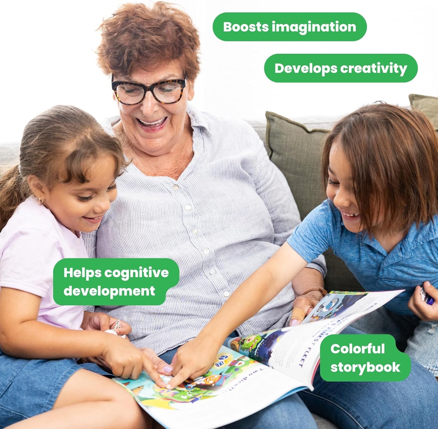 Story Time Chess - Chess Sets for Kids, Kids Chess Set, Chess Game Toddlers, Learning Games for Kids, Chess Sets for Boys & Girls