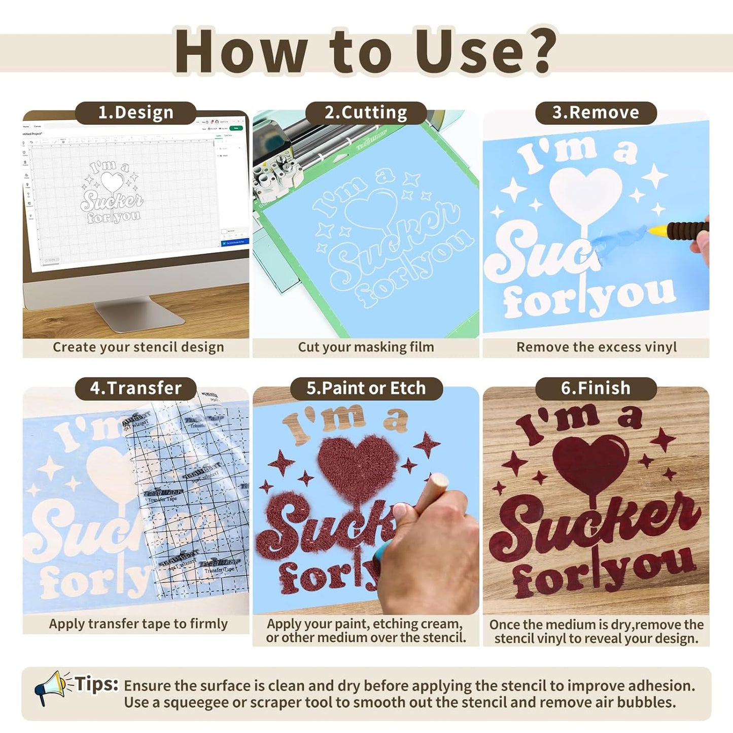 TECKWRAP Blue Stencil Vinyl - Blue Stencil Film for Craft Cutter - Removable Vinyl Stencil Paper - Easy to use, No Residue, Multi-Purpose (12” x 30FT)