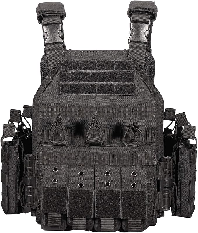 YAKEDA Quick Release Tactical Outdoor Vest for Adult