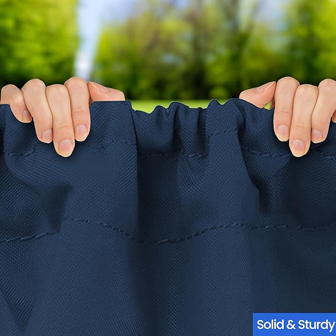 Covers & All Round Table Top Cover, 12 Oz Waterproof UV & Weather Resistant Patio Table Cover, Outdoor Table Cover for Patio Outdoor Furniture & Coffee Table (36" Dia x 4" H Inches, Blue)