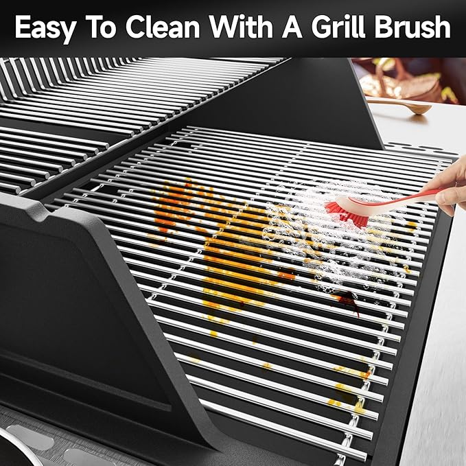 Stainless Steel Cooking Grates for Charbroil Commercial Infrared 463355220 463242516 463242515 466242615 463243016, for 463346017 466242616 463367016 463246018, G466-0025-W1A Replacement Parts