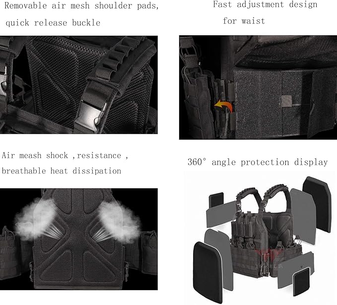 vAv YAKEDA Camo Tactical Outdoor Carrier Vest