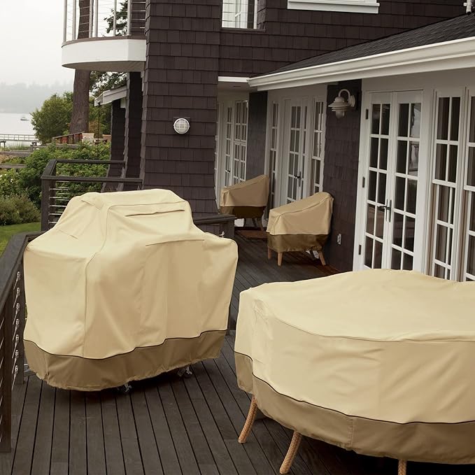 Classic Accessories Veranda Water-Resistant 44 Inch BBQ Grill Cover