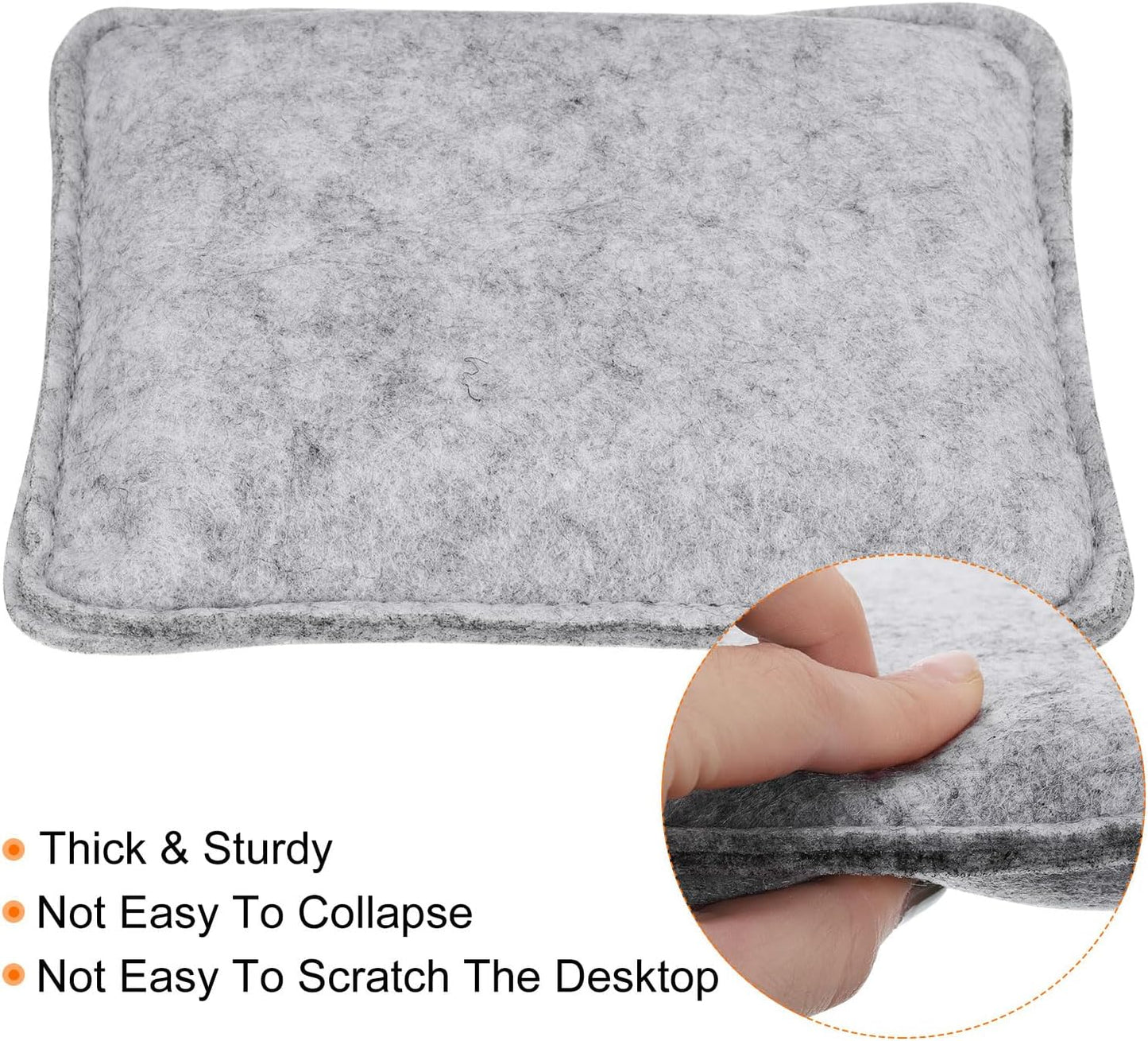 HARFINGTON Needle Felting Pad 5.91"x4.92"x1.38" Wool Needle Felting Mat Sponge Foam Pad Block for Needle Felting Projects