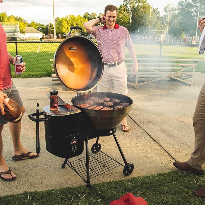 recteq Pellet Grill RT-B380 Bullseye + Searing Essentials Bundle, BBQ, Outdoor, and Electric Pellet Smoker Grill, Electric Smokers, Uses 100% Wood Pellets for Ribs, Brisket, Chicken, Sear, Smoke