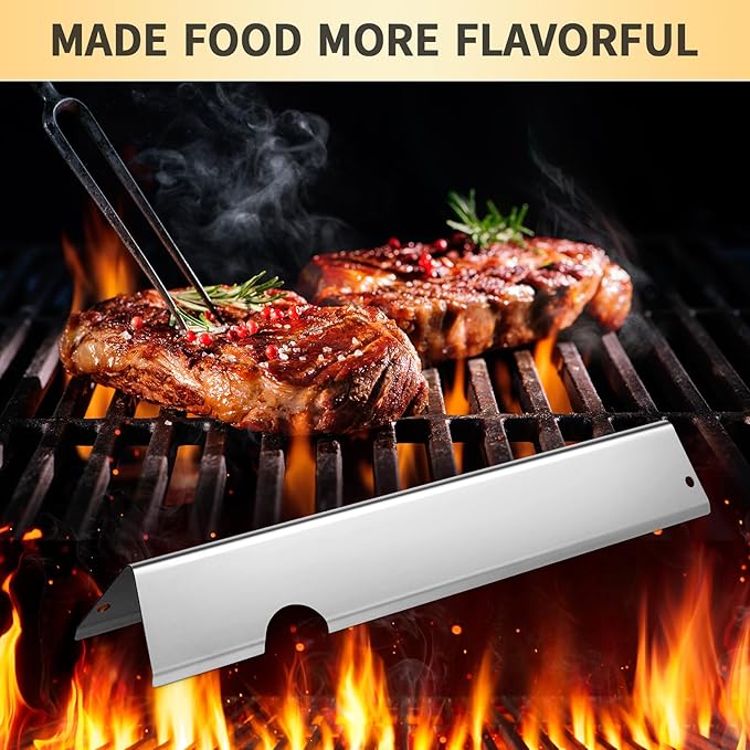 66095 Grill Grates 66032 Flavorizer Bars for Weber Genesis 2 Grill Parts 66795 Heat Deflector for Weber Genesis ii E-310 E-315 E-335 S-335 300 Series GS4 Replacement Parts, Stainless Steel