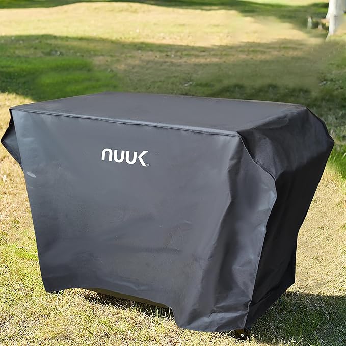 NUUK 20IN x 42IN Waterproof Outdoor Cooking Station Cover for Kitchen Prep Island, Heavy Duty UV Resistant BBQ Grill Table Covers for Pizza Oven Cart