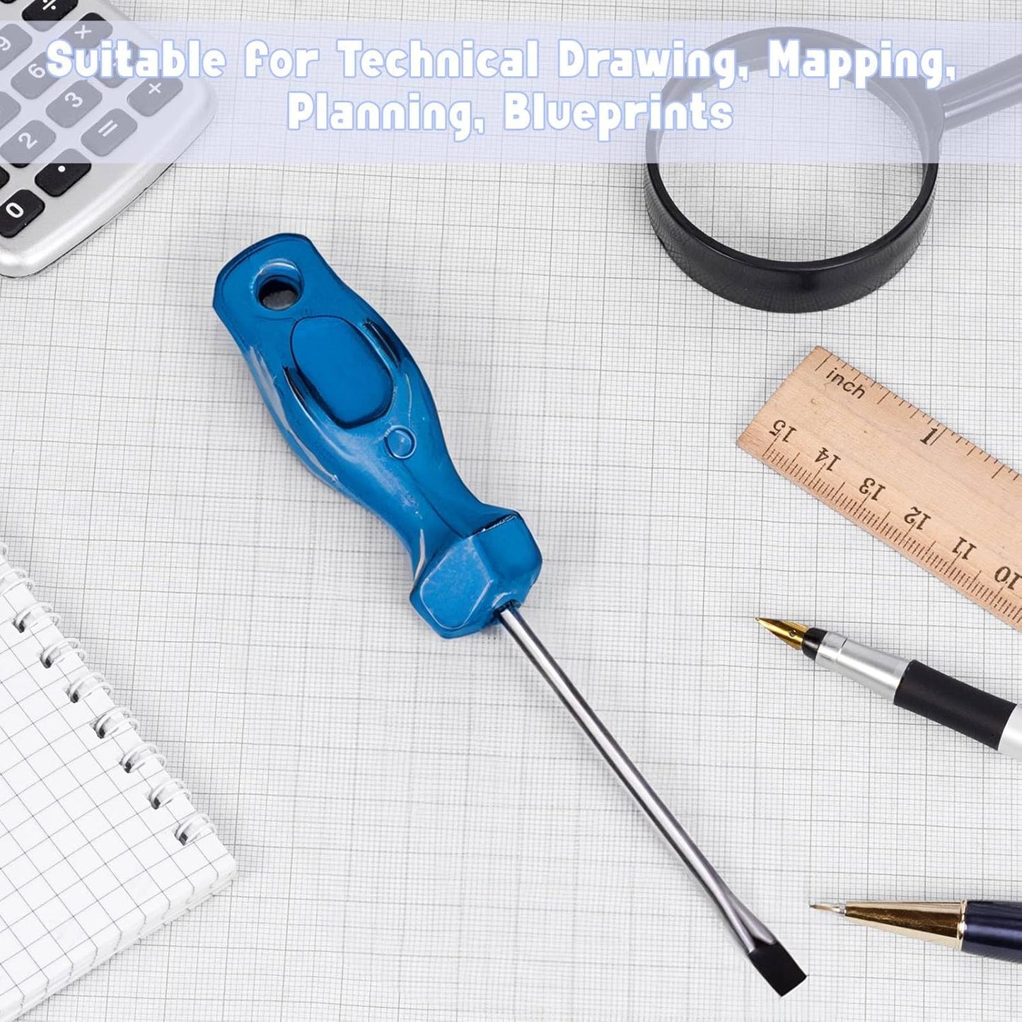 30 Pack 24" x 36" Large Graph Paper Bulk Graph Paper Pad Large Grid Paper Sheet Graph Paper Grid Paper Graph Paper for Drafting Engineering Blueprint Drawing Architect Designer Mathematician