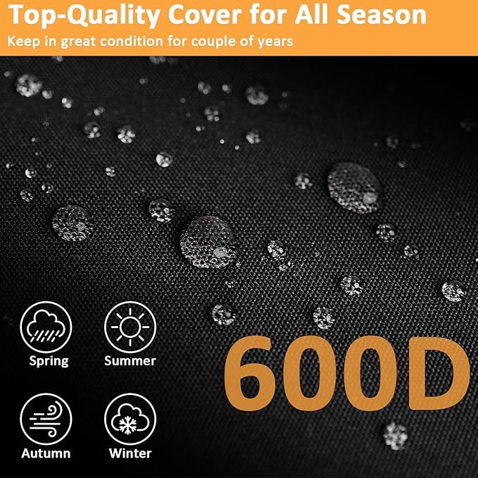 30 Inch Grill Cover for Weber Spirit 210 Series, Waterproof Small BBQ Cover for 2 Burner Grills, 7105 Cover for Weber Spirit 210 with Side Tables Down (Not Fit for Spirit II E-210 with Table Up)