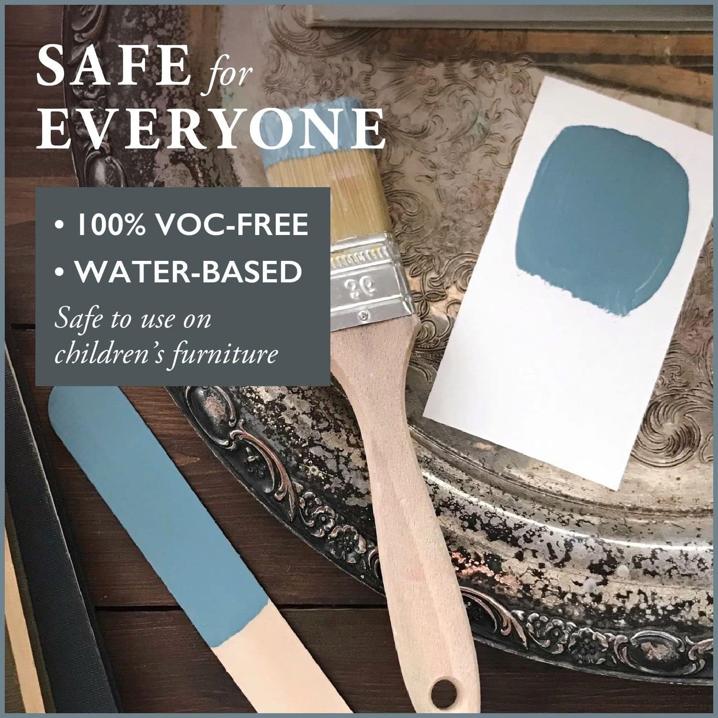 AMY HOWARD AT HOME Chalk-Based One Step Paint for Furniture, Cabinetry, Decor, Finish, and More | No Stripping, Sanding, or Priming | Medium Base | 16 Ounce | Vintage Affliction