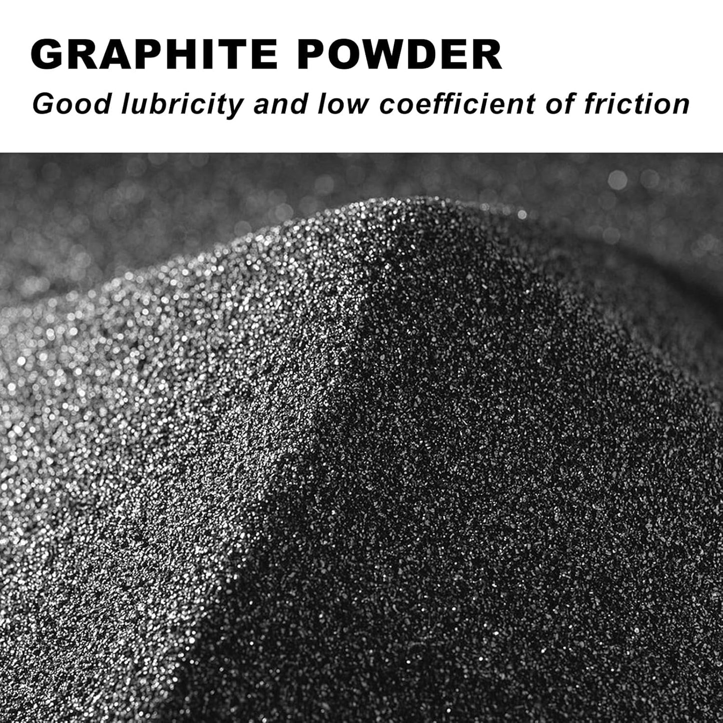 Pure Graphite Powder, 5 LB - 44-Micron Ultra-Fine Pure Graphite's Powder, Excellent Dry Powdered Graphite's Lubricant, Powdered Graphite for Sketching, Drawing, Pencils, Locks (5 LB)