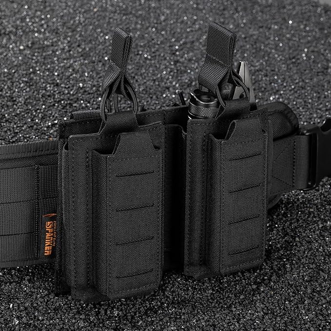 EXCELLENT ELITE SPANKER Tactical Open-Top Single/Double/Triple Molle Mag Pouch for Pistol Mag Pouch Tactical Bag Accessories Holder