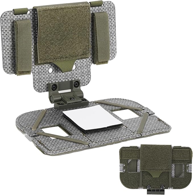 Tactical Phone Holder Available in Full Size Plate Carrier Phone Mount Adjust Nylon Molle Phones Holder for Tactical,Car,Office (Ranger Greens)
