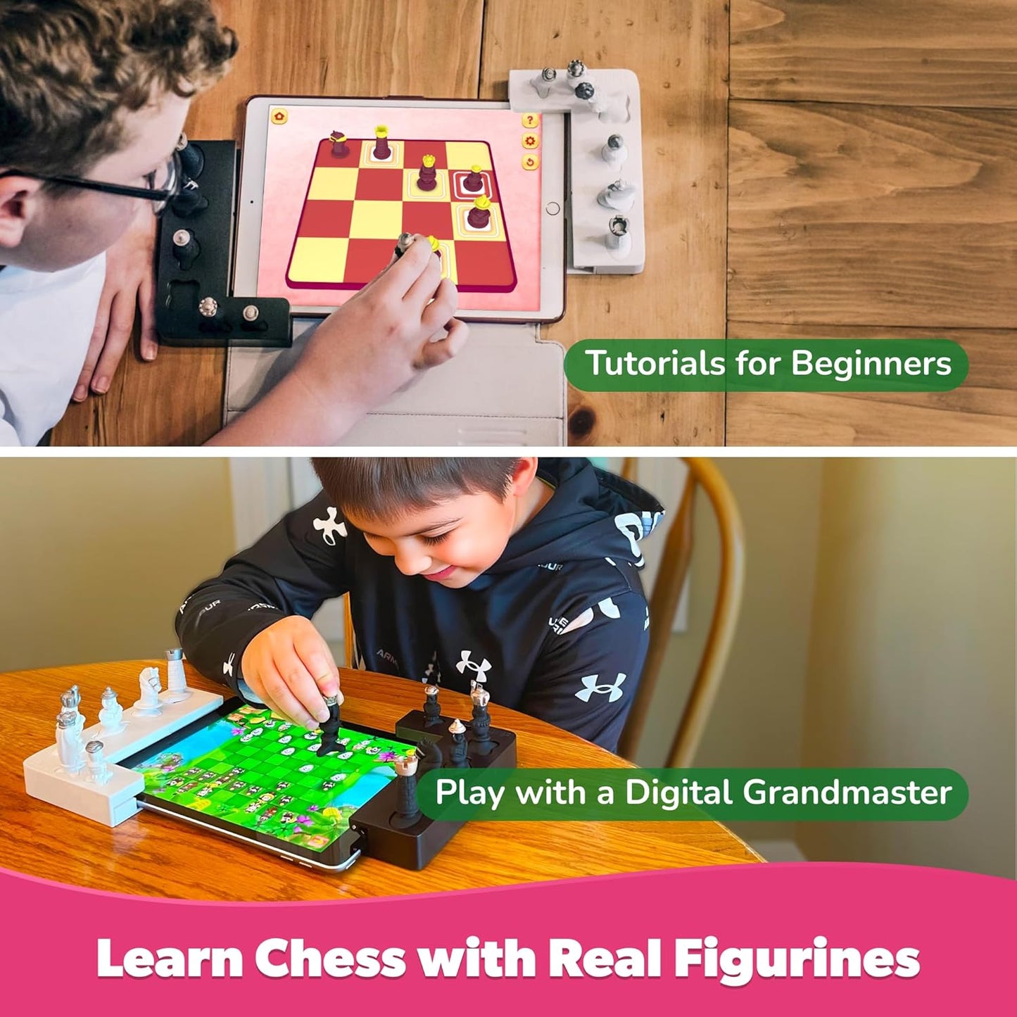 PlayShifu Tacto Chess – App-Based Interactive Chess with Real Figurines | STEM Learning & Educational Toy for Ages 6+ | Story-Based Puzzles | Gift for Boys and Girls