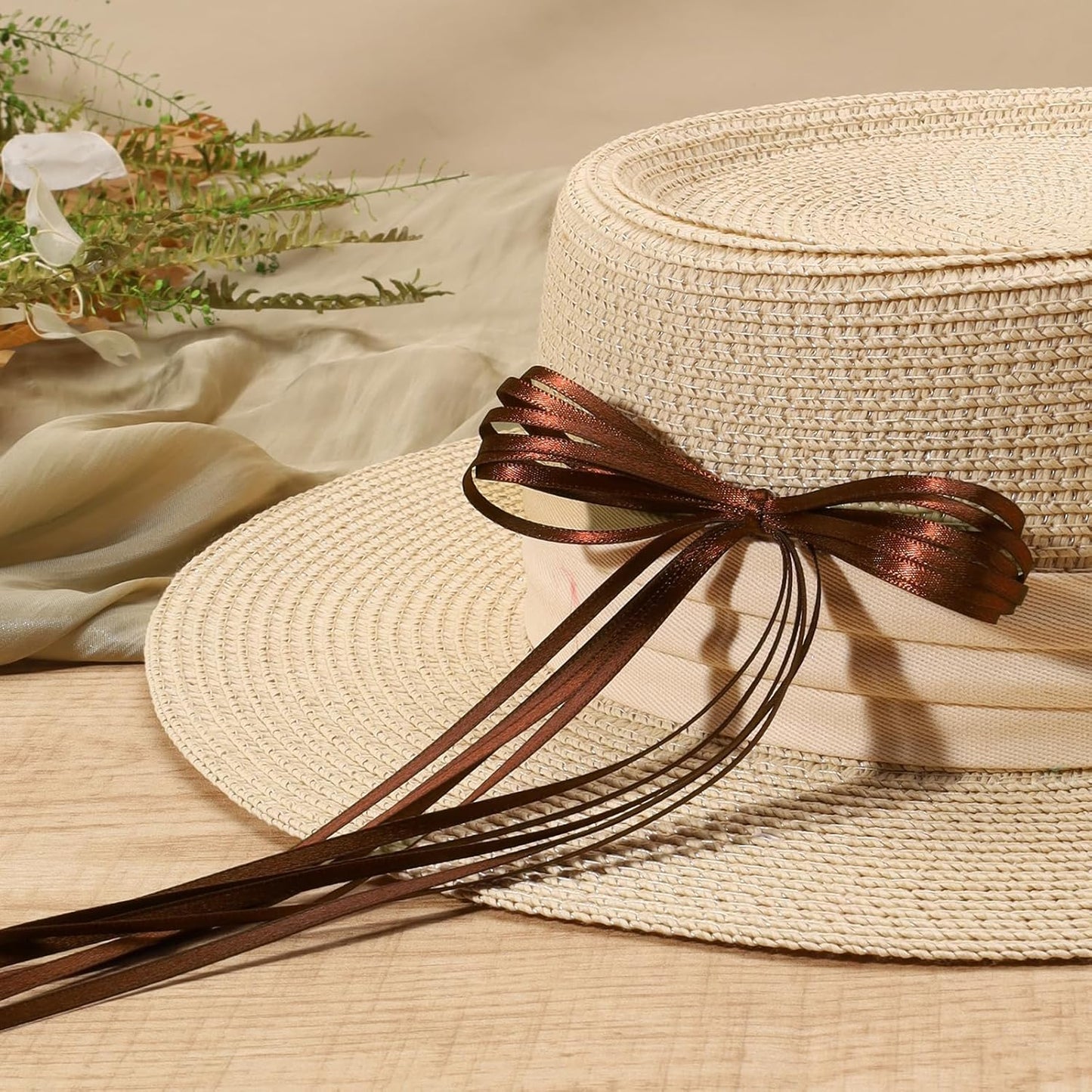 LaRibbons Brown Satin Ribbon 1/8 Inch 100 Yards Thin Luxury Double Faced Firar Brown Silk Ribbon for Flower Bouquet Crafts Gift Wrapping Wedding Christmas Decoration