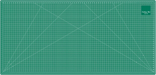 Headley Tools 39.4'' X 78.7'' Thickened Self Healing Cutting Mat, Rotary Cutting Sewing Mat for Crafts, Durable 5-Ply Table Cutting Board for Fabric Quilting Leather Hobby Project, Green