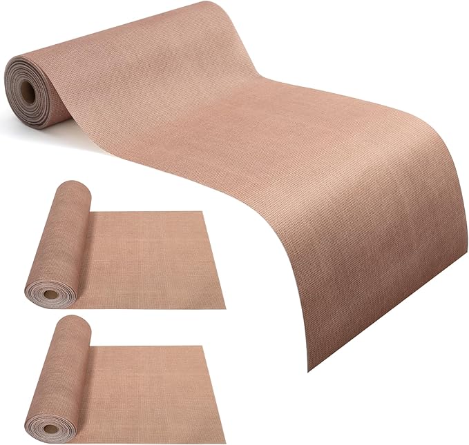 20 Pieces Boho Disposable Table Runners Roll 12x72 Inch, Non-Woven Waterproof Runners with Tear Line, Bohemian Decor for Wedding, Party, Events, Rustic Table Decorations Supplies (Burlap)