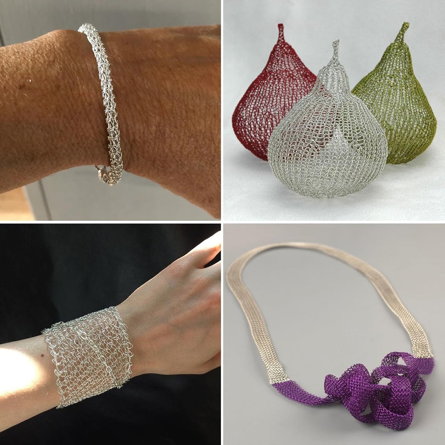 492FT Jewelry Wire 32 Gauge Tarnish-Resistant Copper Beading Wires Roll Bulk for DIY Crafts Jewelry Making, Silver Wire