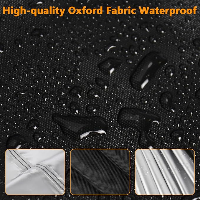Outdoor Storage Deck Box Cover for Rubbermaid Cabinet, Waterproof Outdoor Storage Container Covers 134 Gal ,Heavy Duty Patio Storage Bench Cover for Patio Furniture,56"L x 28"D x 27"H