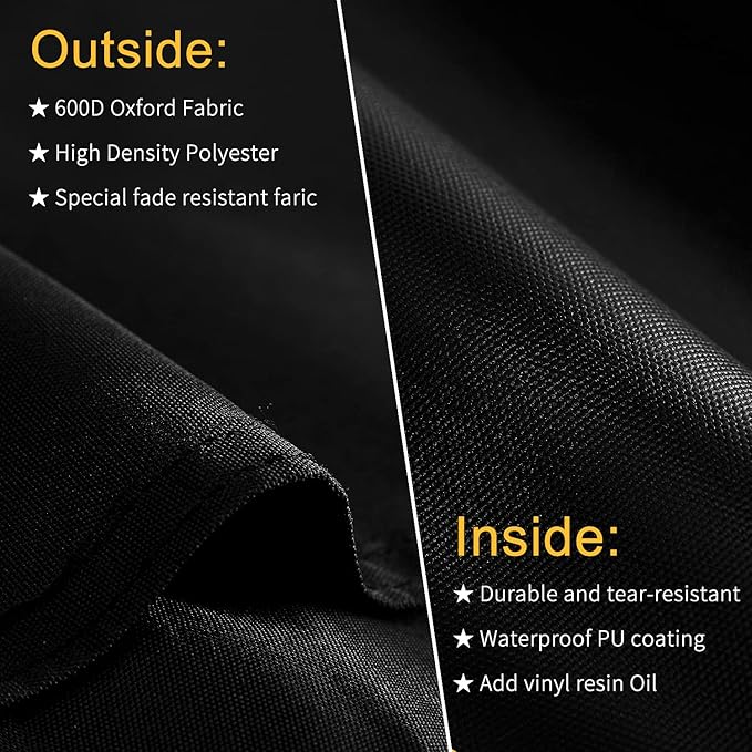 SUPJOYES Grill Cover for Weber Q Series Grills, Portable BBQ Cover for Weber Q1200, Q1000 and Q100 Series